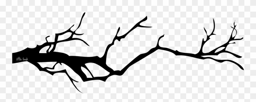 Tree creepy pinclipart . Branch clipart silhouette
