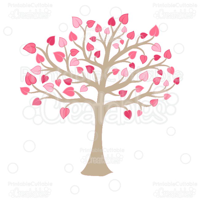 Branch clipart svg. Valentine s heart tree