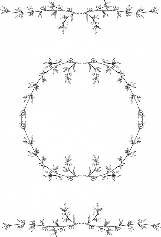 branch clipart vintage
