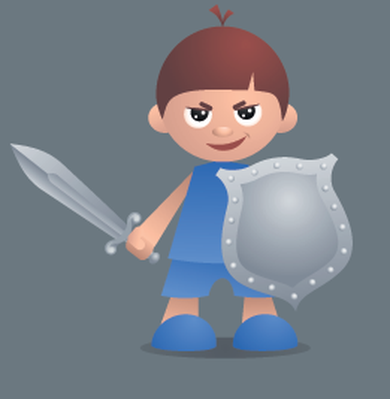 Brave clipart female. Little knight the arts