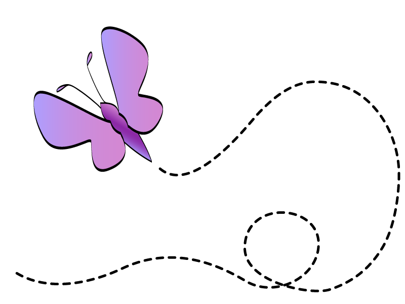 Butterfly flying panda free. Wing clipart horizontal