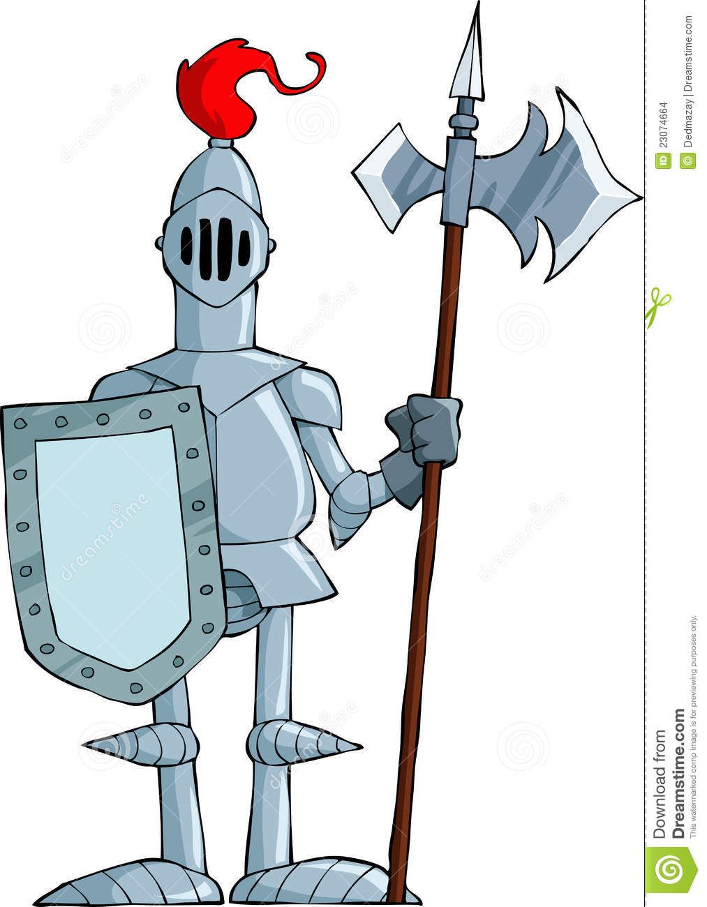 Cartoon stock images image. Brave clipart medieval knight