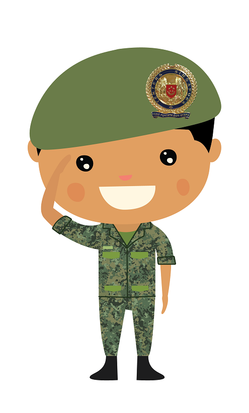 brave clipart soldier singapore