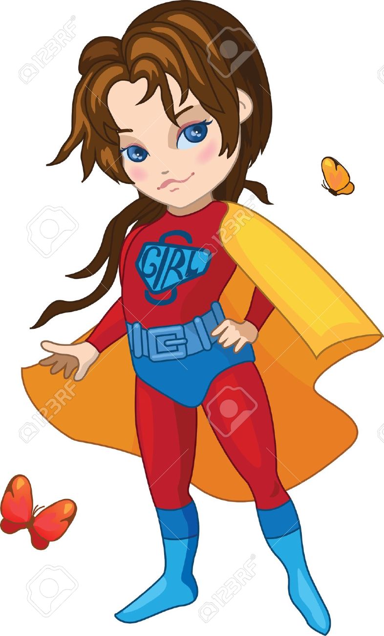 brave clipart strong kid