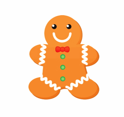 Bakery clipart animated. Christmas ginger bread man