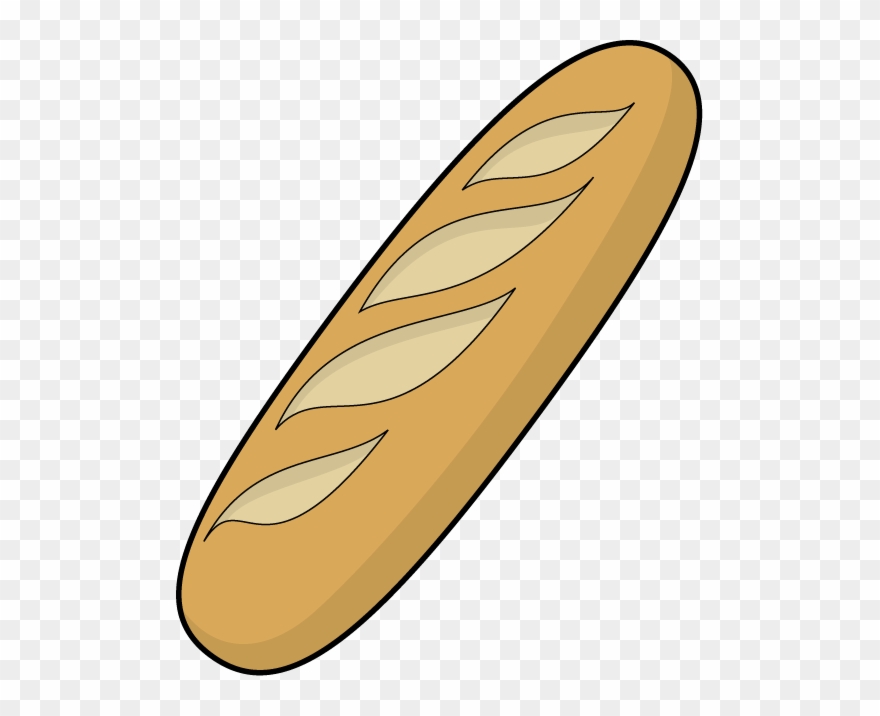 Baguette clip art png. Clipart bread bread french
