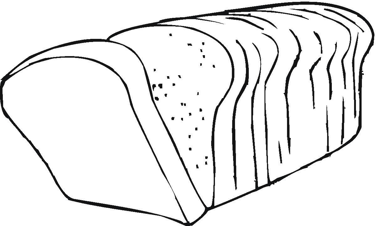 Best of gallery digital. Bread clipart black and white