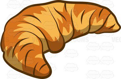 Unique croissant french images. Bread clipart cartoon