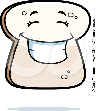 bread clipart character