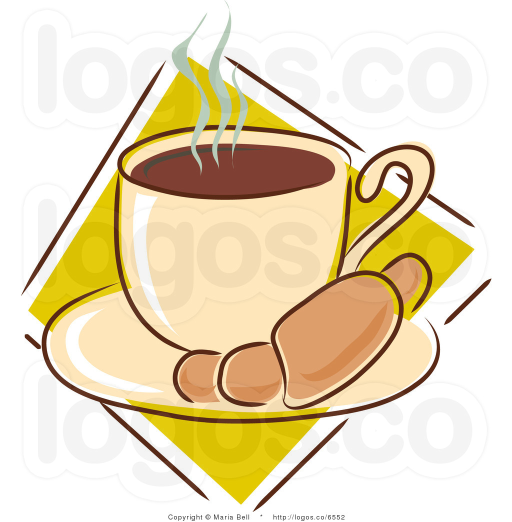 Free images . Bread clipart coffee