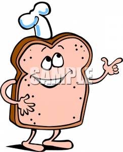 bread clipart happy