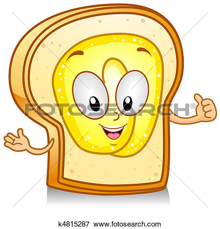 bread clipart happy