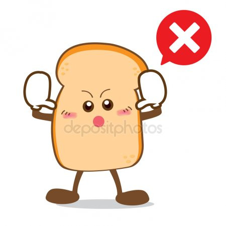 bread clipart happy