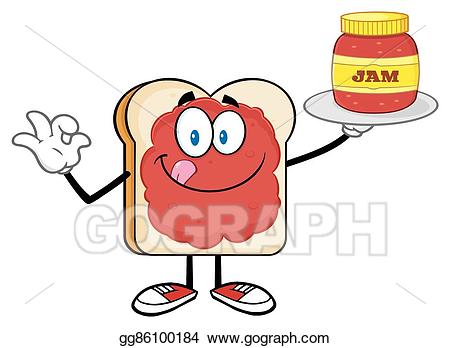 bread clipart jam