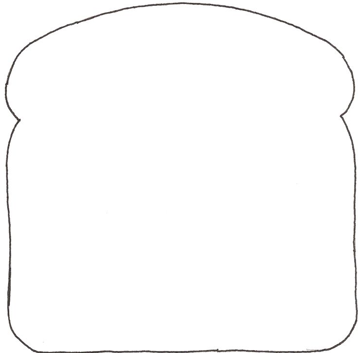 bread clipart outline