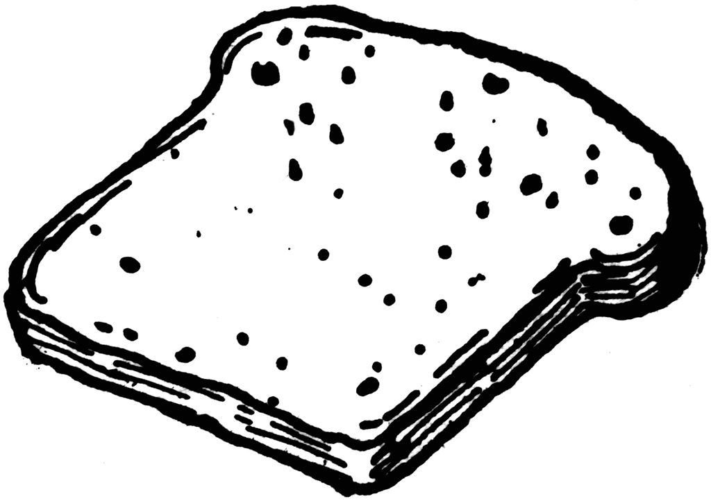 Clip art panda free. Clipart bread black and white