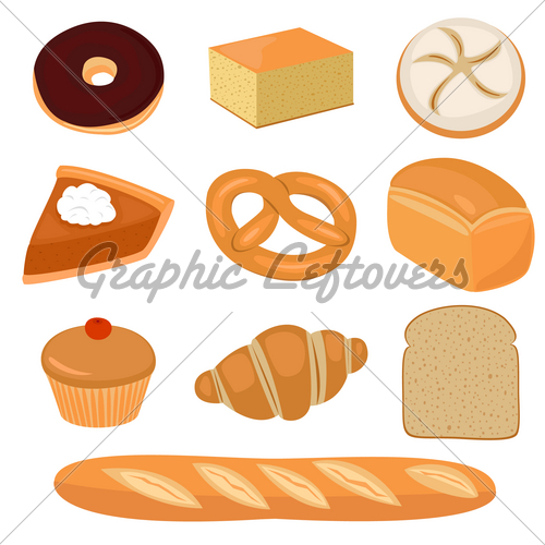 And clip art gl. Bread clipart pastry