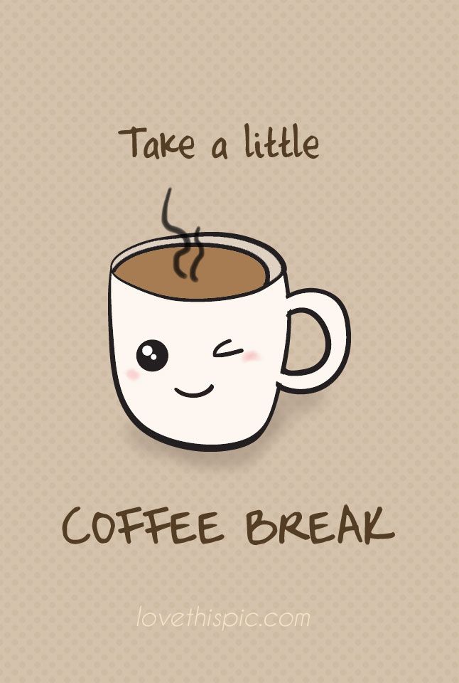 break clipart coffee treat