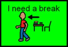break clipart student