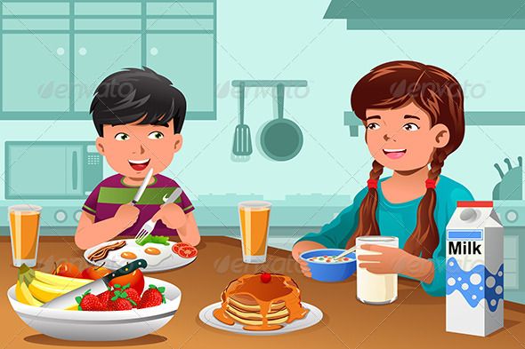 meal clipart health family