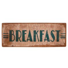 breakfast clipart sign