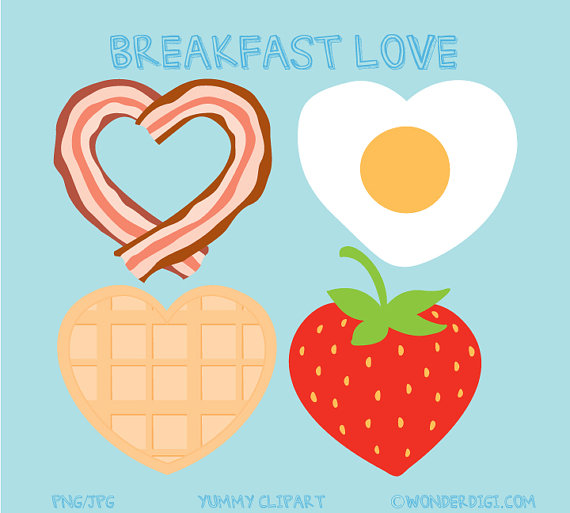 Breakfast clipart text. Bacon clip art and