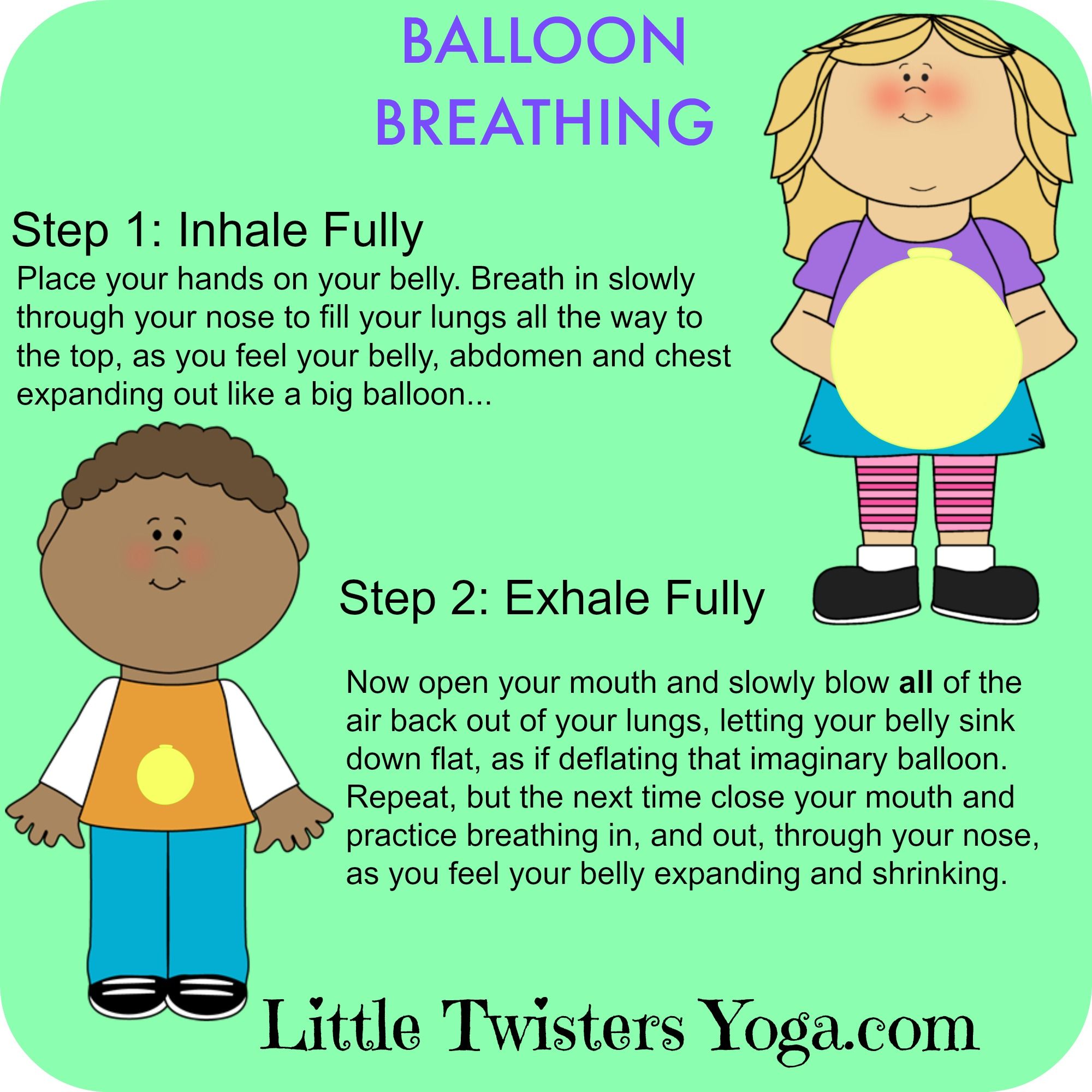 calm clipart breathing exercise