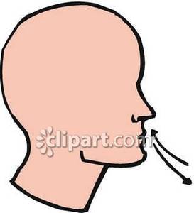 Person . Breath clipart nose breathing