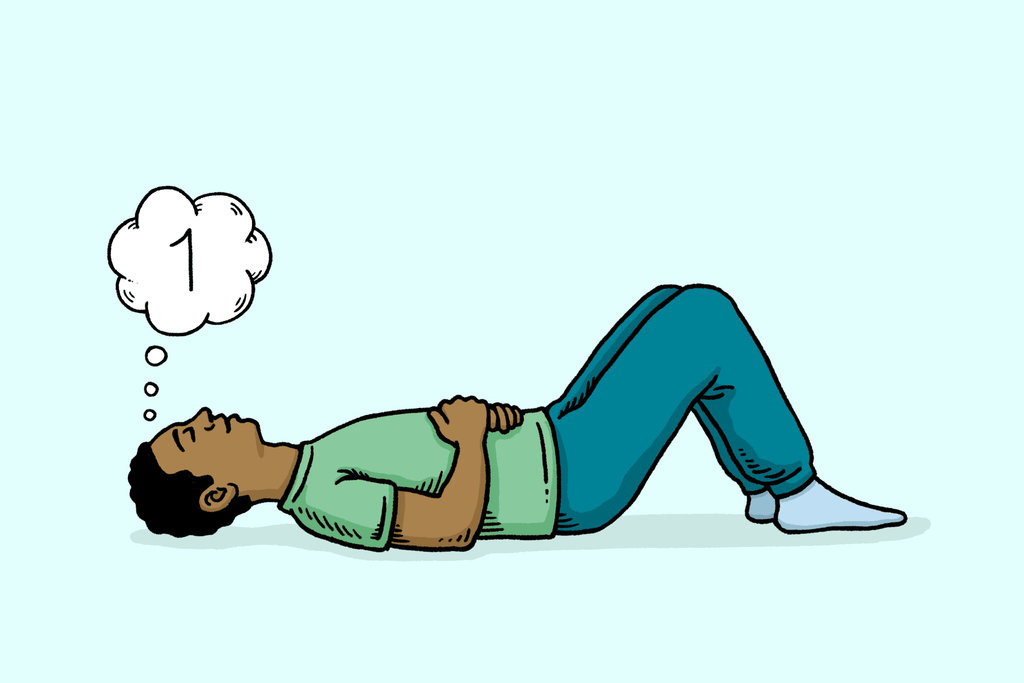 calm clipart breathing exercise