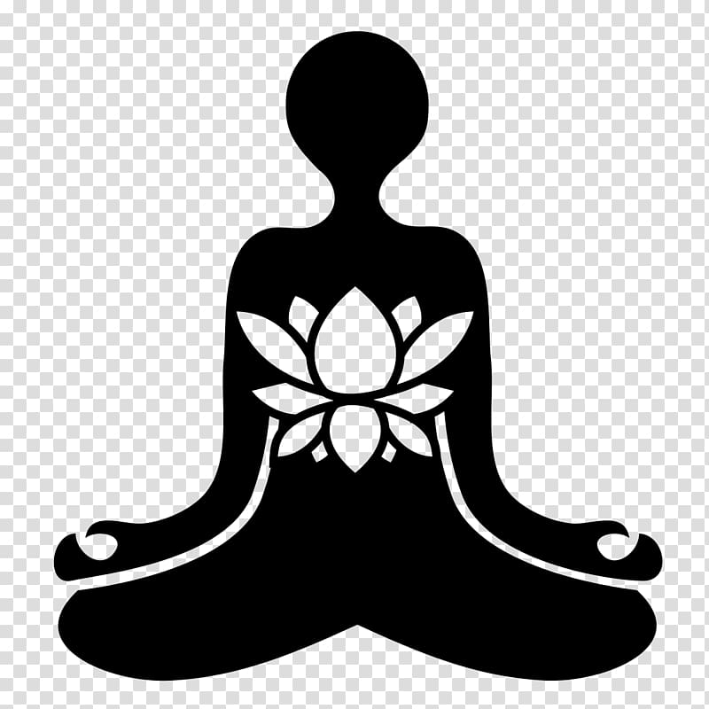 Ujjayi breath yoga massage. Meditation clipart pranayama