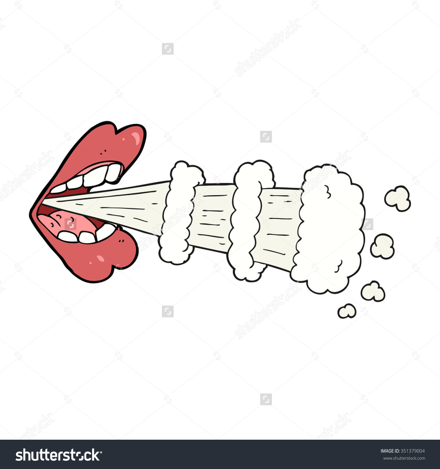 breathe clipart mouth