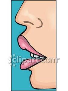 lips clipart nose