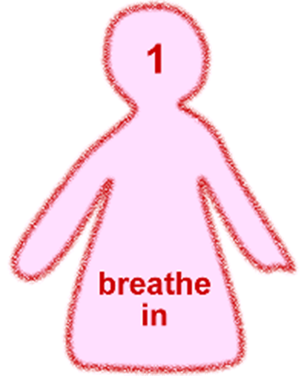 Stressed breathing exercises to. Exercise clipart animated gif