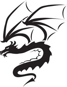 Dragon panda free images. Breathing clipart black and white