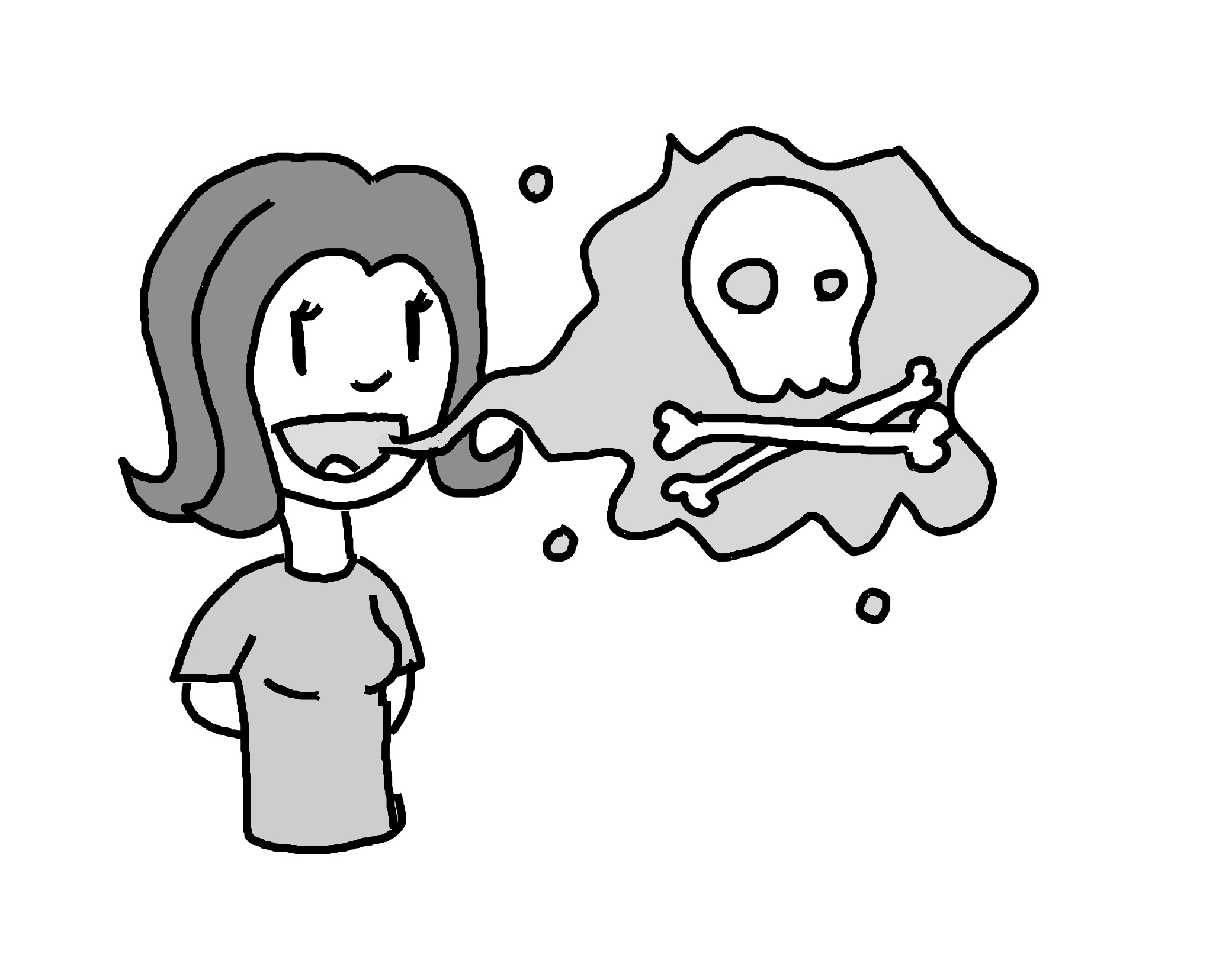 breathing clipart black and white