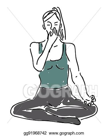 breathing clipart yoga breathing