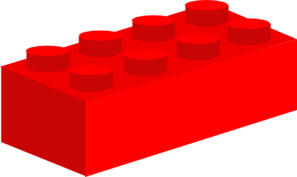 Legos clipart royalty free. Red logo clip art