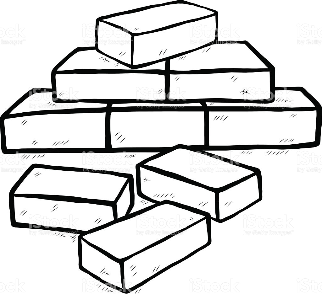 Brick clipart pile brick. Free download best on