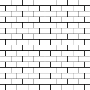 Brick clipart plain. Bricks white small image