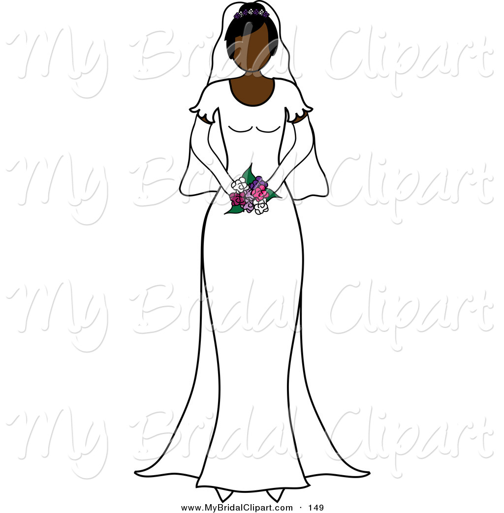 bridal clipart african american