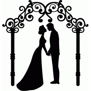 bridal clipart arch