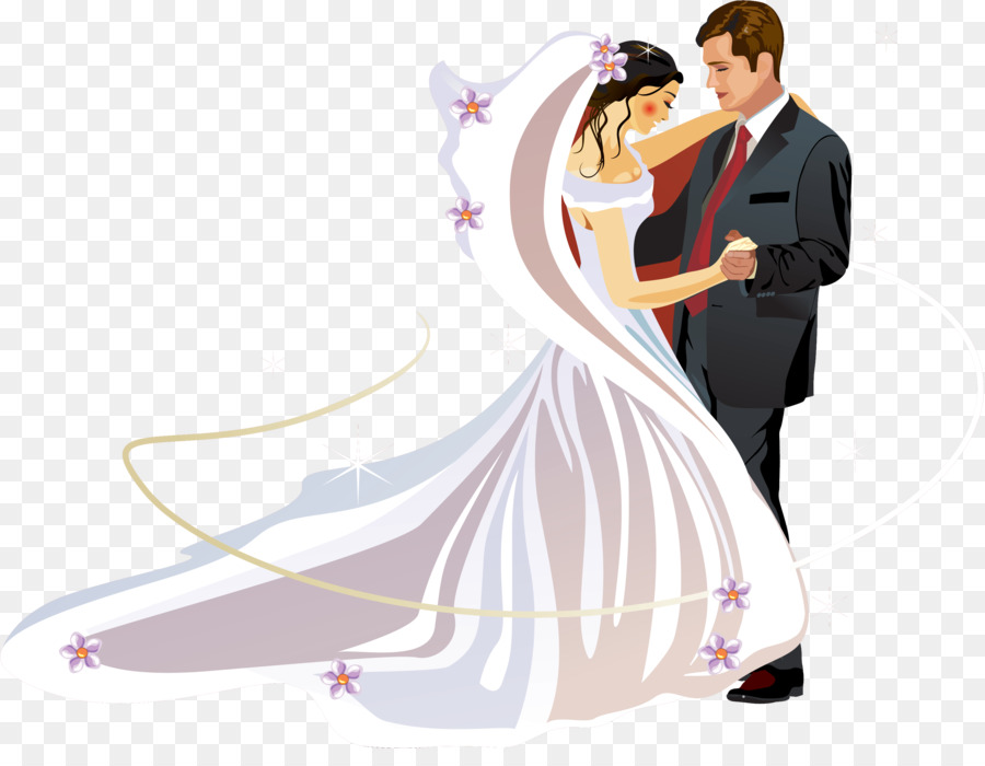 bridal clipart bride groom