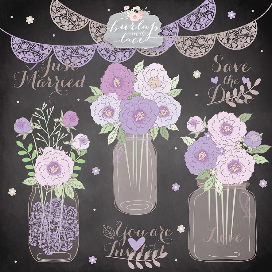 bridal clipart country wedding