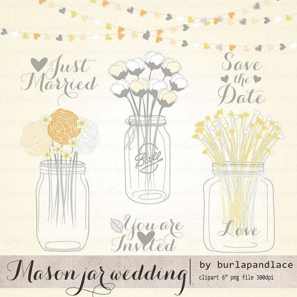 bridal clipart country wedding