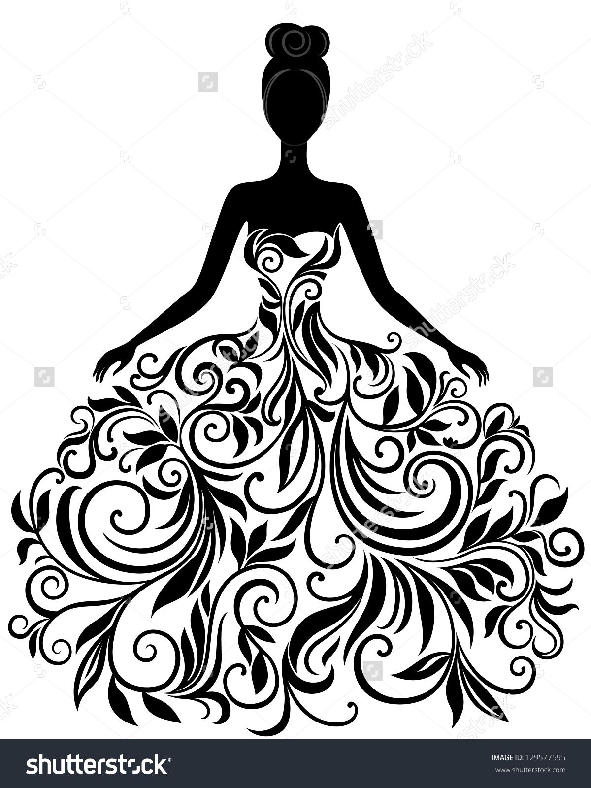 Pin by mila svir. Bridal clipart elegance