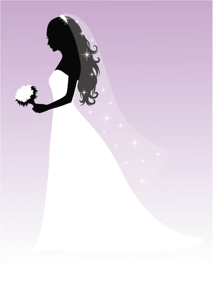  best wedding images. Bride clipart two