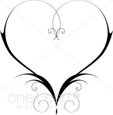 clipart wedding outline