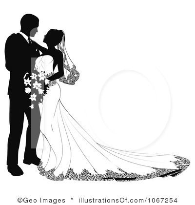marriage clipart wedded couple