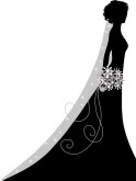 Bridal clipart silhouette. Search results for found