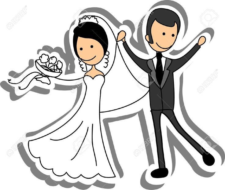 bride clipart animated